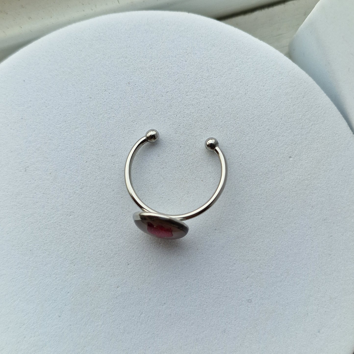 Glow in the Dark Rose Ring - Minimalist Style Stainless Steel