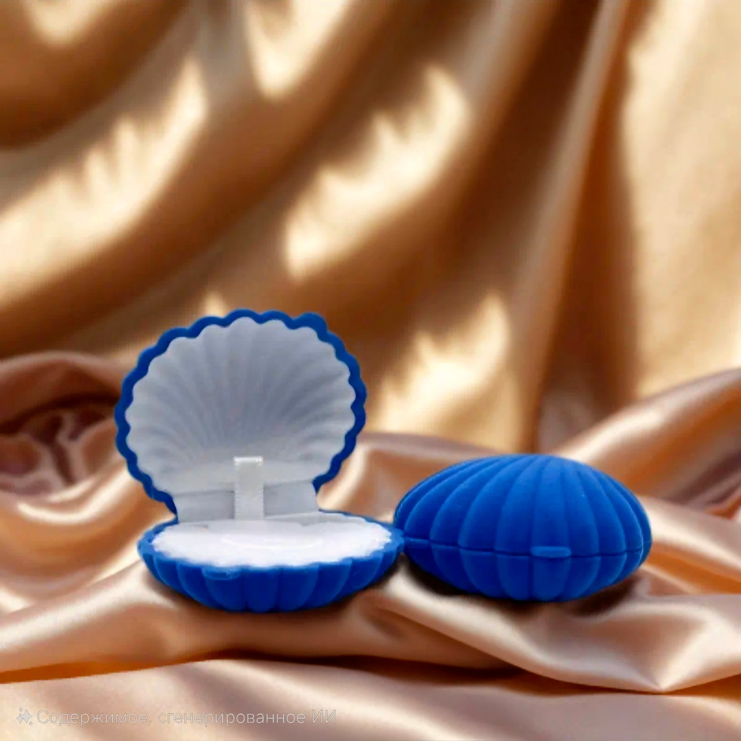 Pearl-shaped box for 'Caspian Sea' accessories.