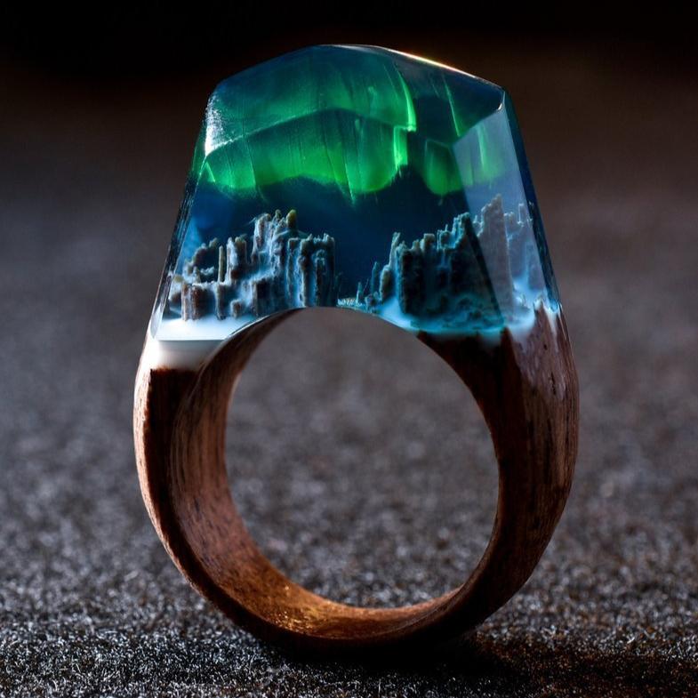 Resin wood ring