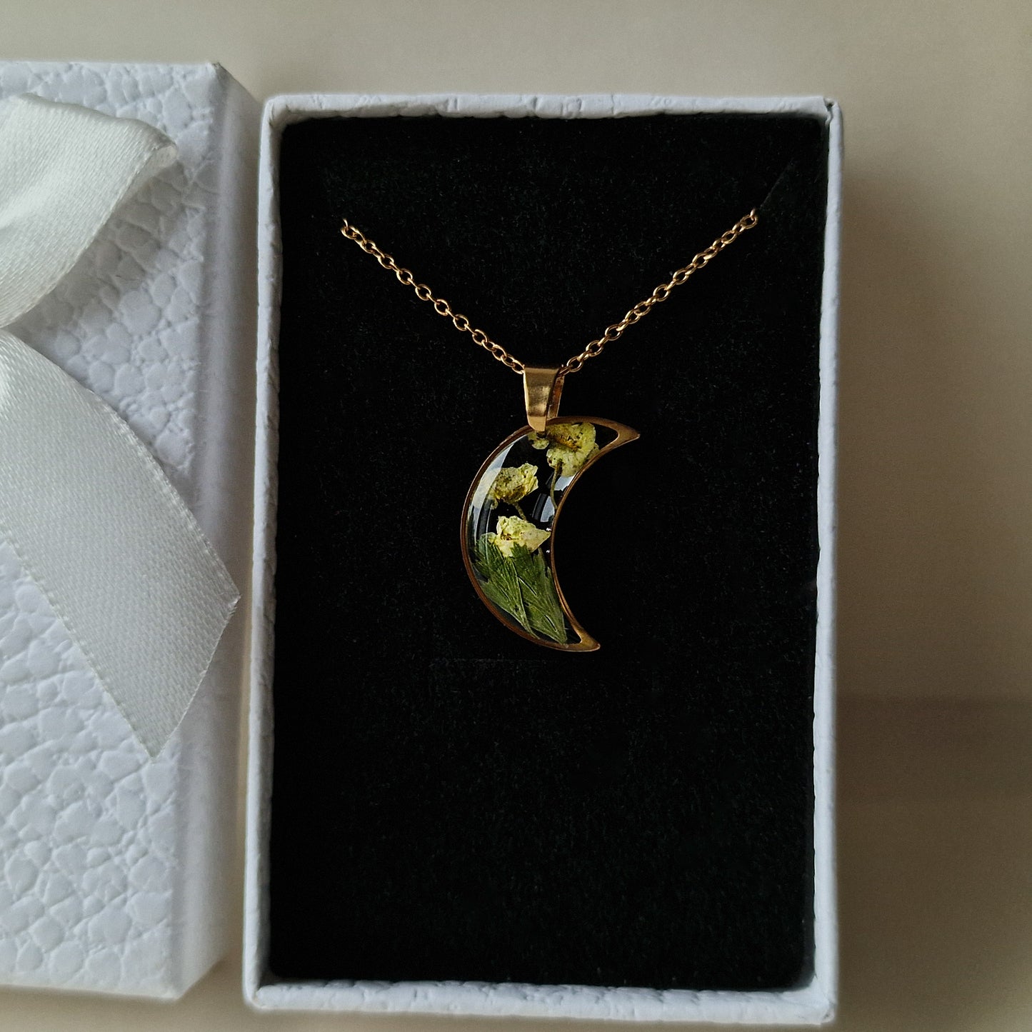 "Golden Moon" - Handmade necklace / by Mu Art Jewelry