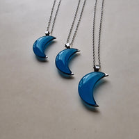 Glow-in-the-Dark “Moon” Necklace – Handmade Luminous Pendant