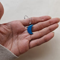 Glow-in-the-Dark “Moon” Necklace – Handmade Luminous Pendant