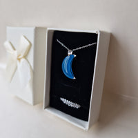 Glow-in-the-Dark “Moon” Necklace – Handmade Luminous Pendant