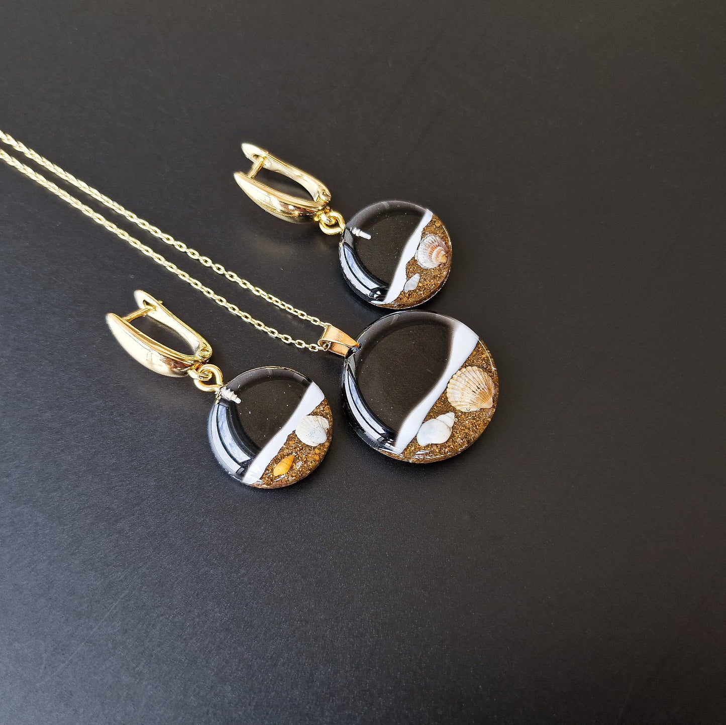Caspian Sea Jewelry Set & 925 Sterling Silver - Free Shipping Worldwide