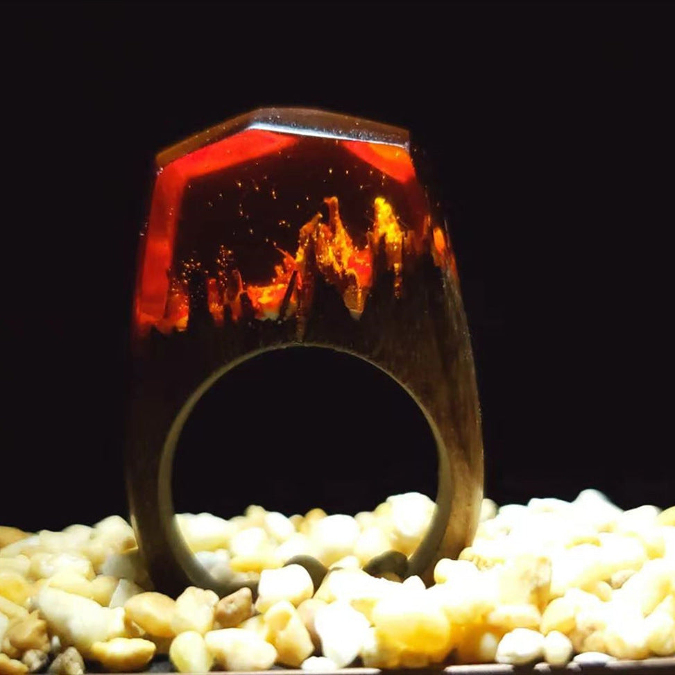 Resin wood ring