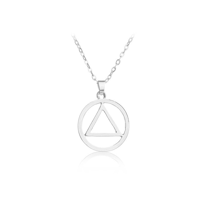 aa Necklace Symbol Pendant