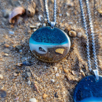 Caspian Sea Pendant & 925 Sterling Silver Necklace - Free Shipping Worldwide