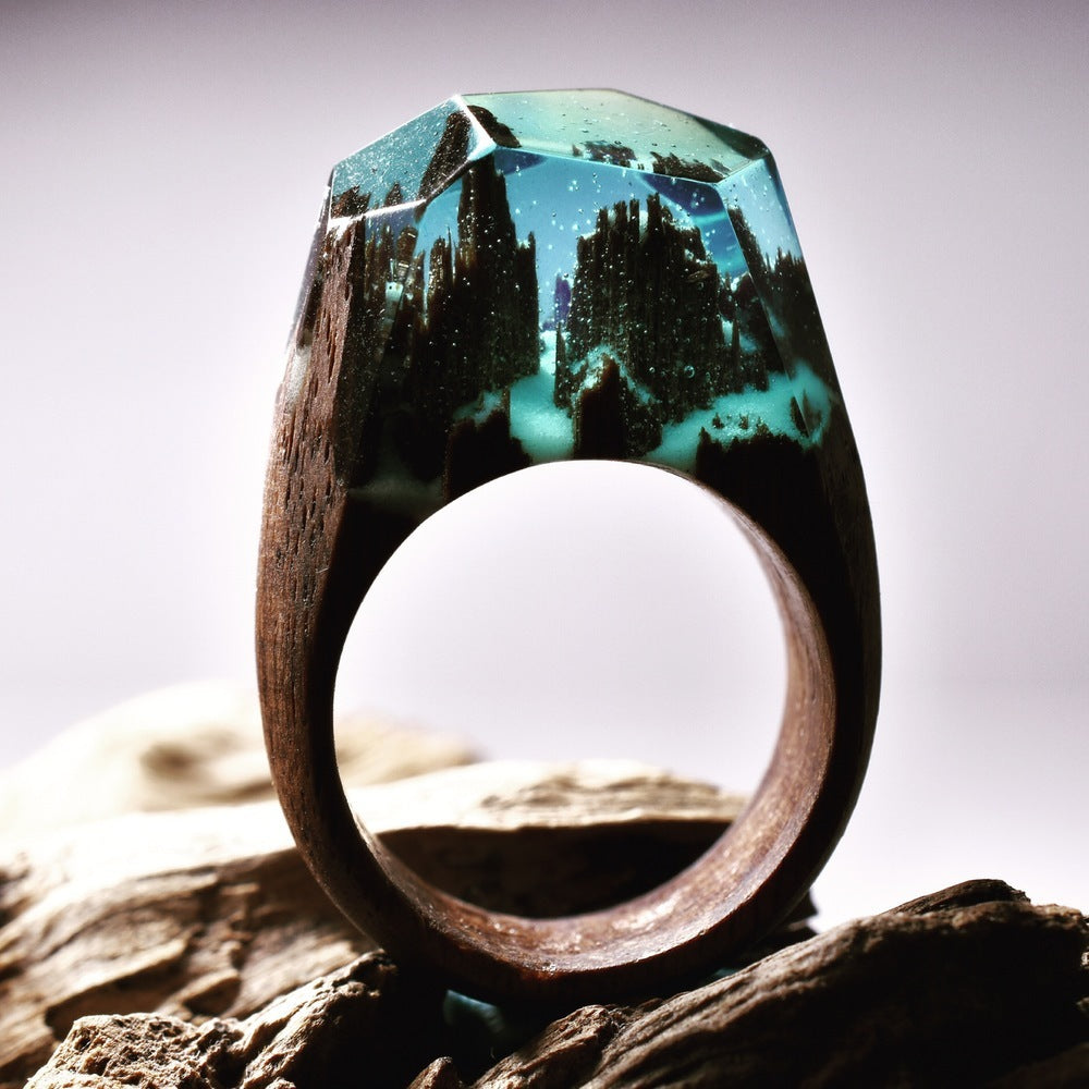 Resin wood ring