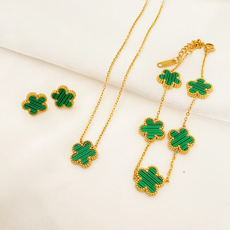 Five Leaf Clover Necklace