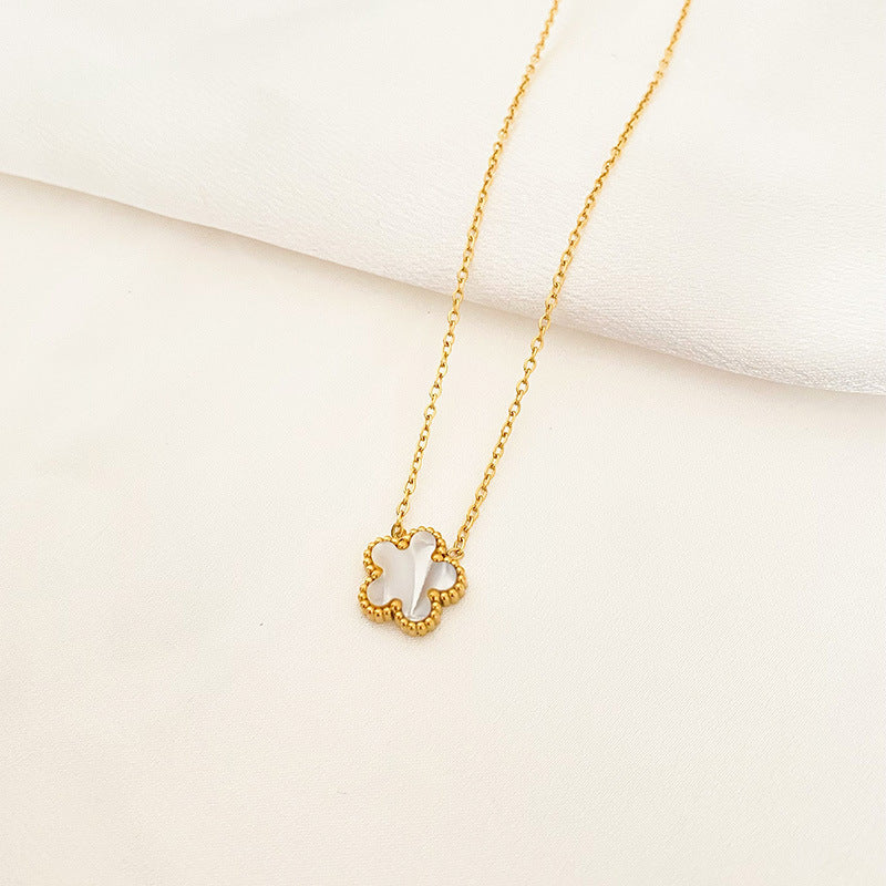 Five Leaf Clover Necklace