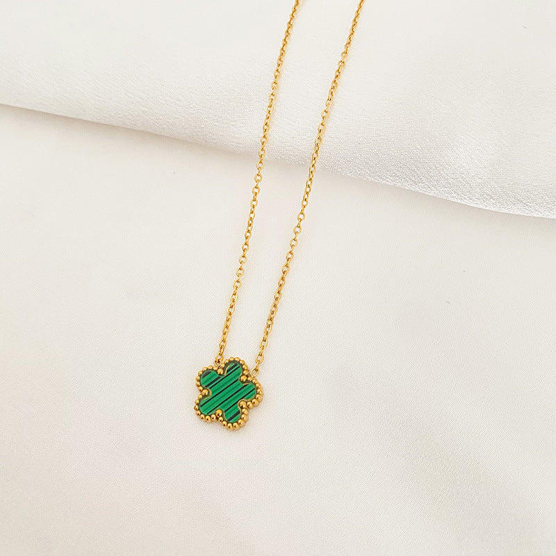 Five Leaf Clover Necklace