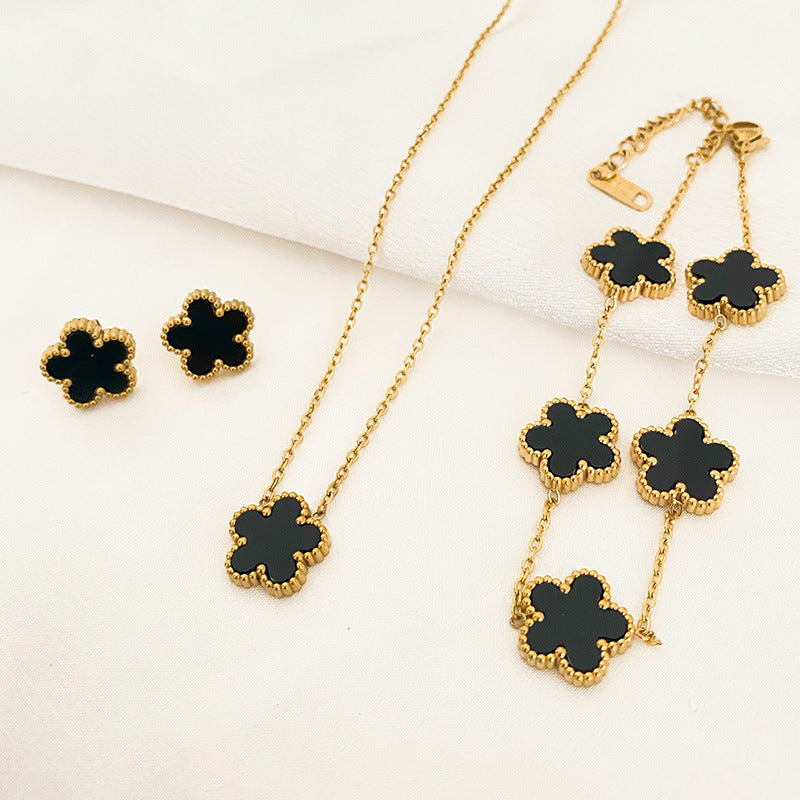 Five Leaf Clover Necklace